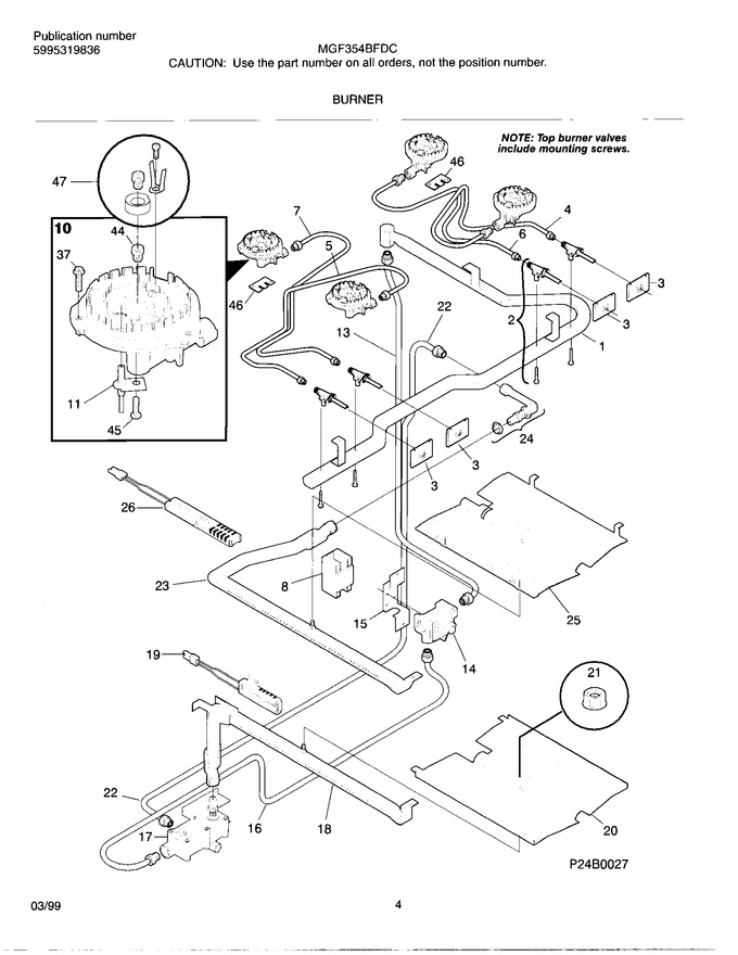 Diagram for MGF354BFWC