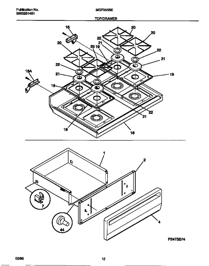 Diagram for MGF355BEDA