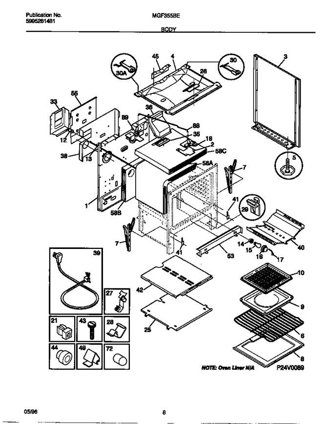 Diagram for MGF355BEDB