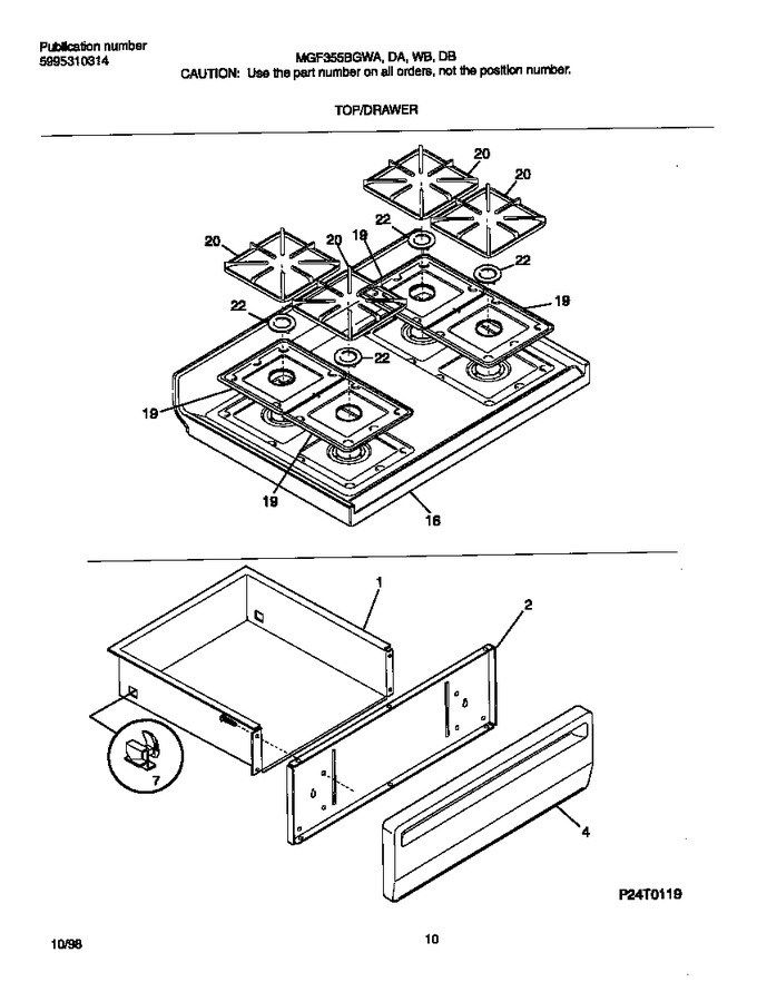 Diagram for MGF355BGWB