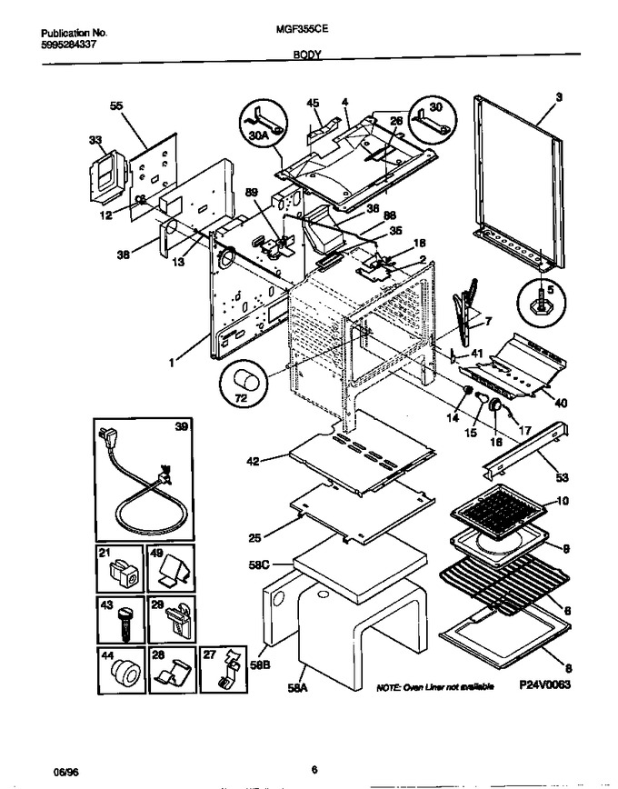 Diagram for MGF355CESA