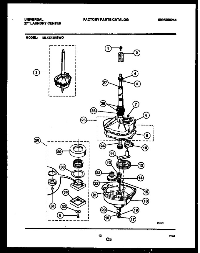 Diagram for MLXE42RBW0