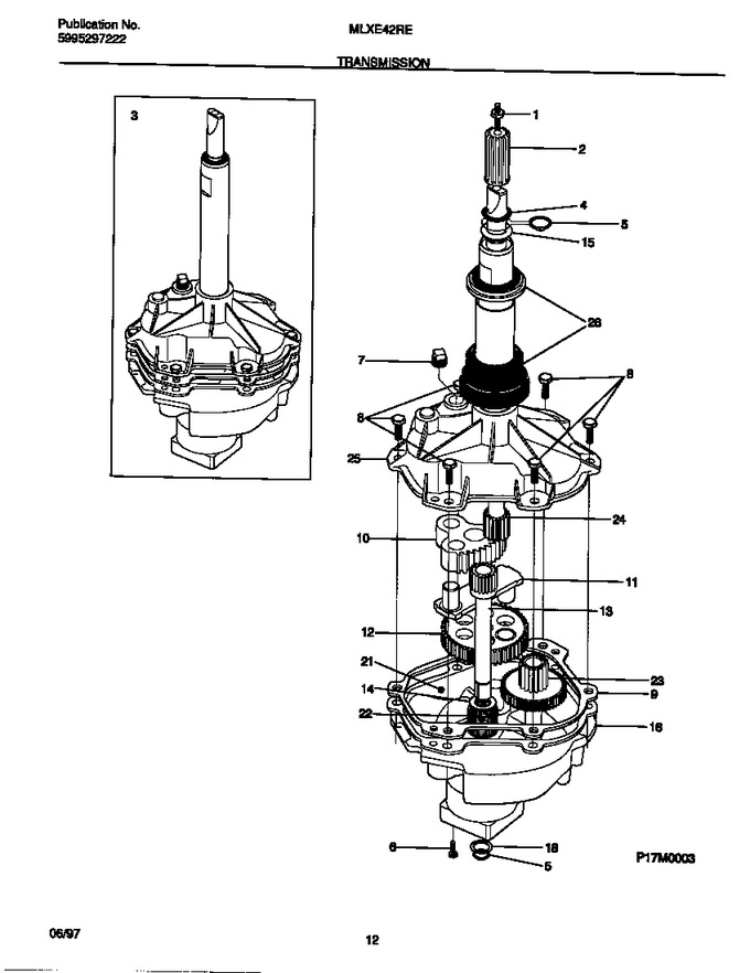Diagram for MLXE42REW3