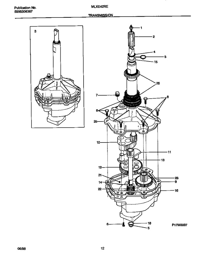 Diagram for MLXE42REW4