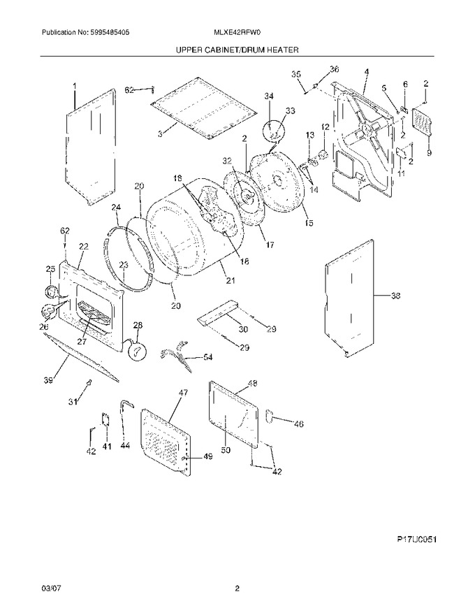 Diagram for MLXE42RFW0