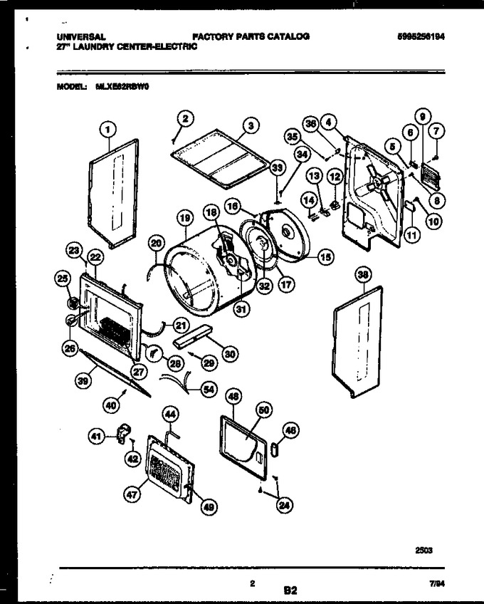 Diagram for MLXE62RBD0