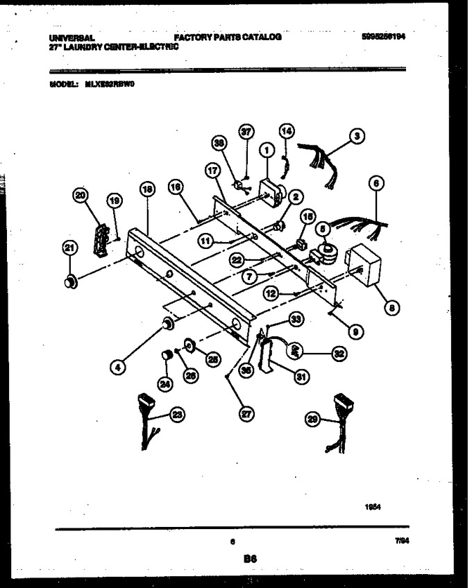 Diagram for MLXE62RBWW0