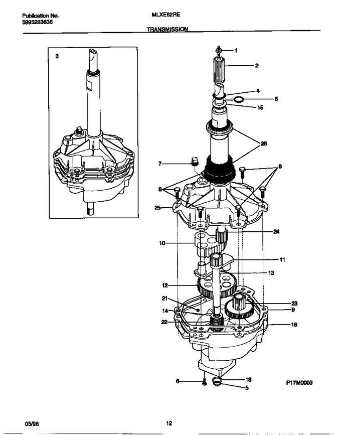 Diagram for MLXE62REW0