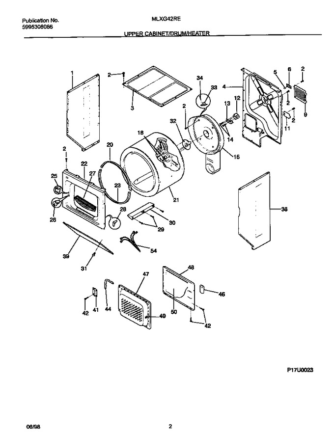 Diagram for MLXG42REW3