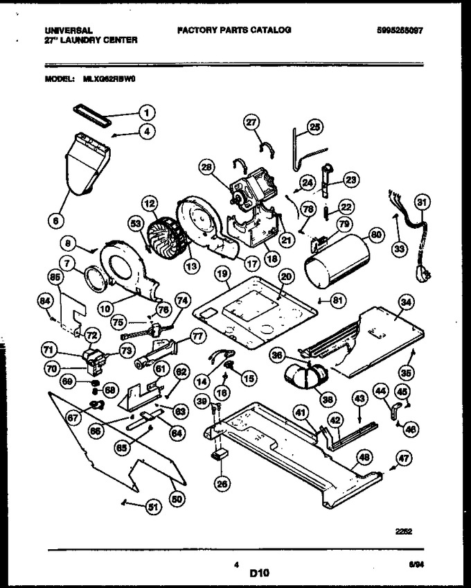 Diagram for MLXG62RBD0