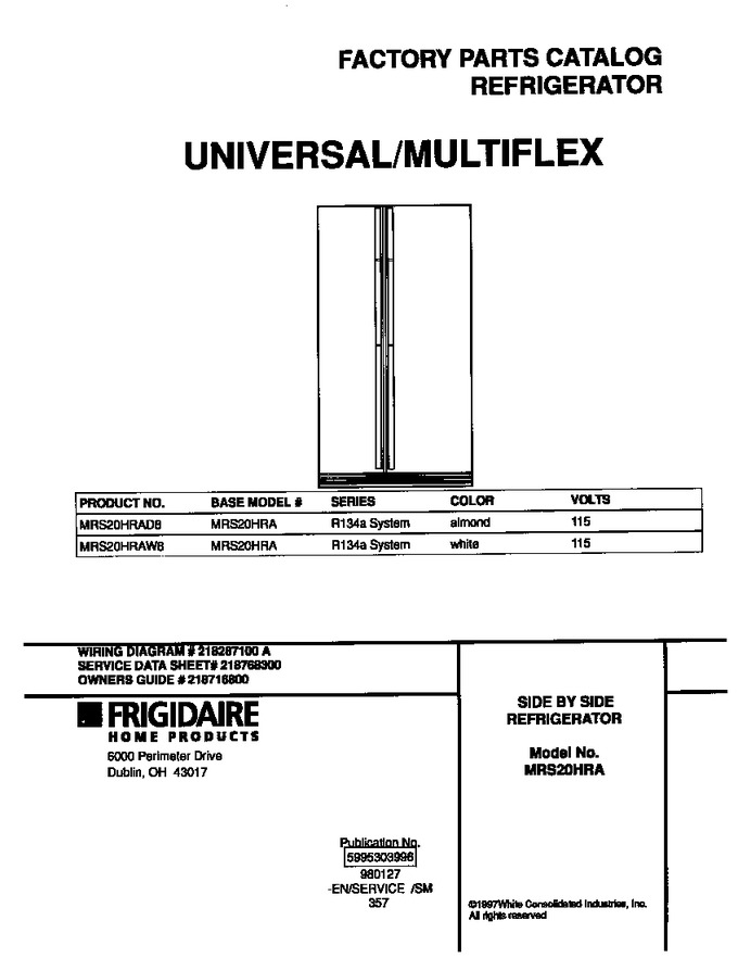 Diagram for MRS20HRAW8