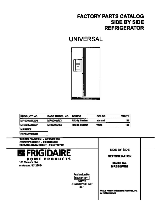 Diagram for MRS20WRGW1