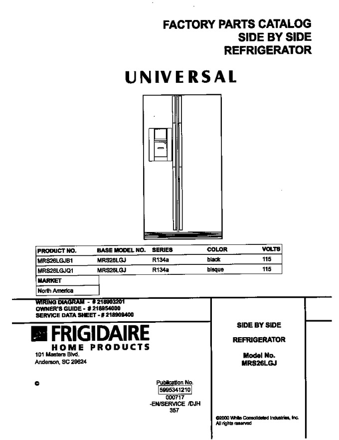Diagram for MRS26LGJB1