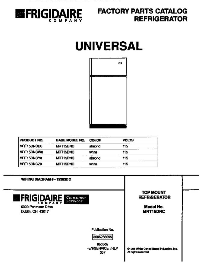 Diagram for MRT15DNCW0