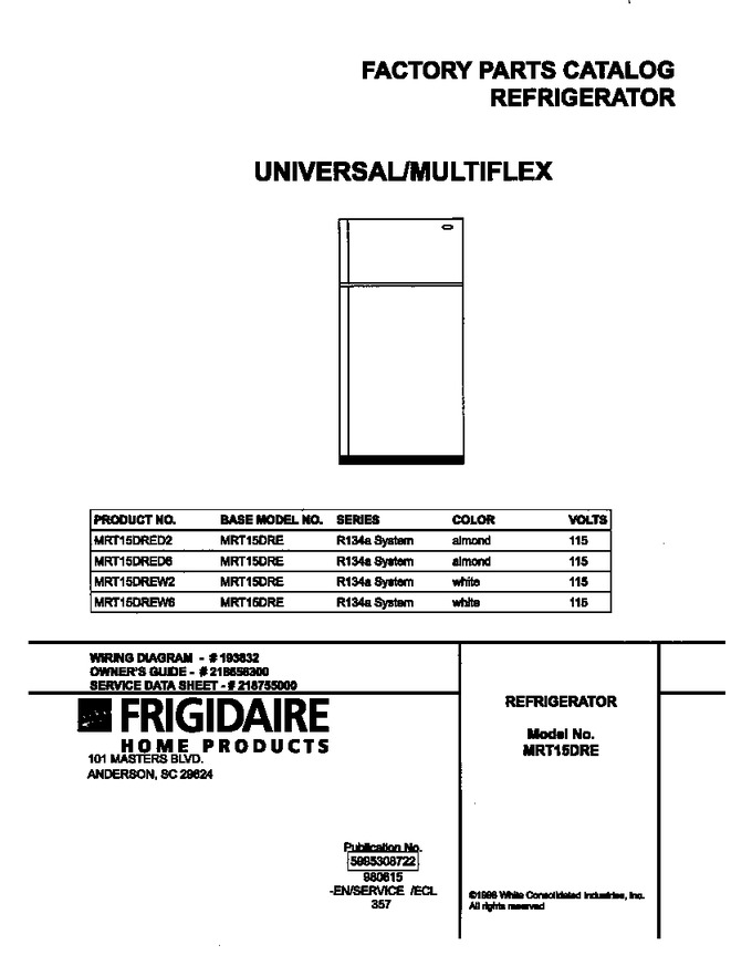 Diagram for MRT15DREW6