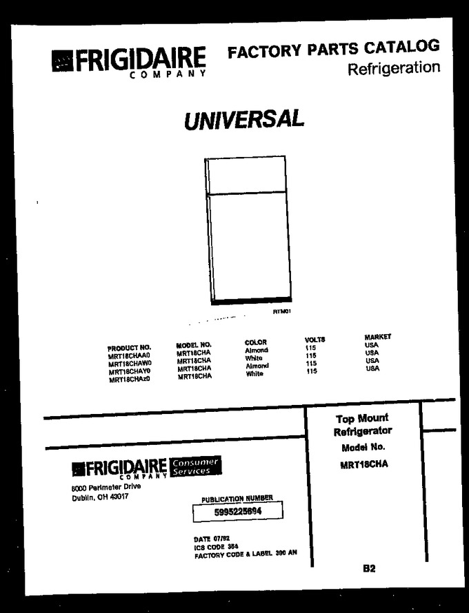Diagram for MRT18CHAYD0