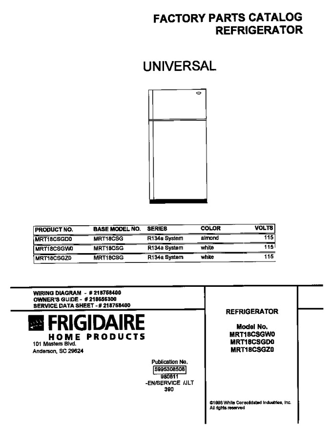 Diagram for MRT18CSGD0
