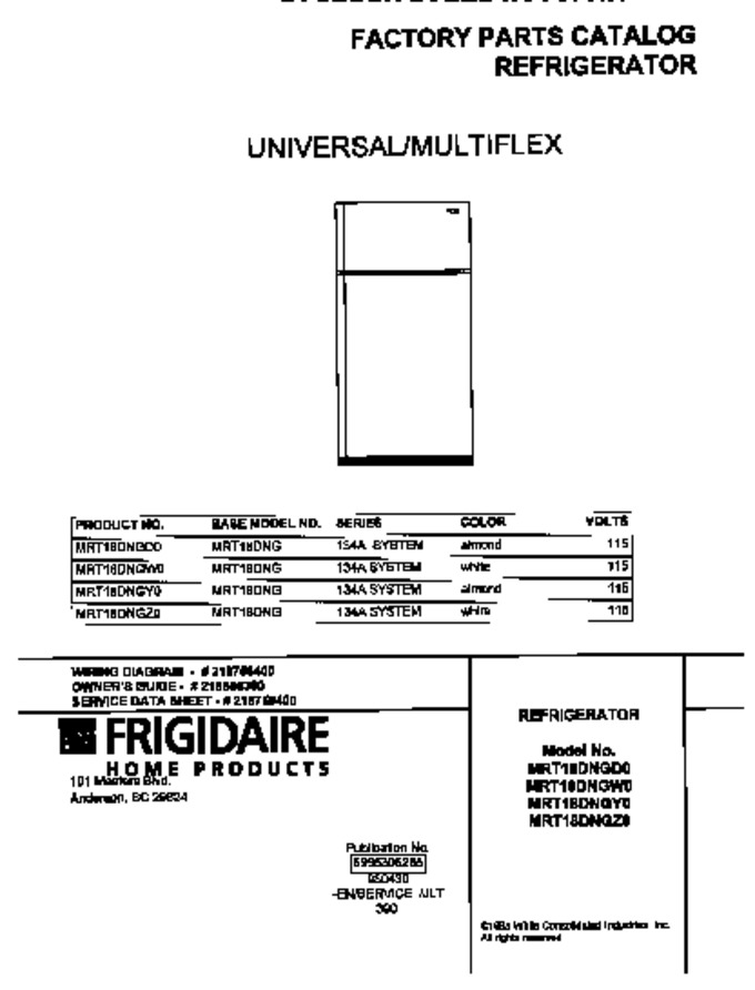 Diagram for MRT18DNGW0