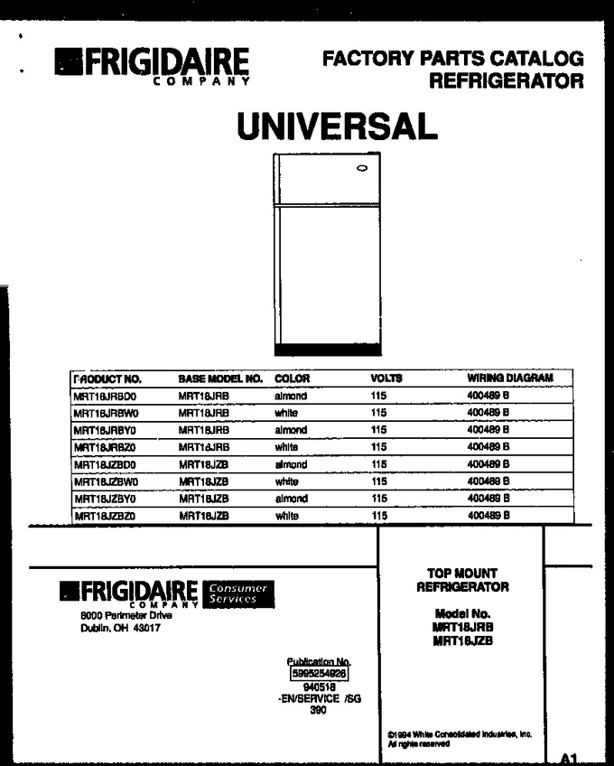 Diagram for MRT18JRBZ0