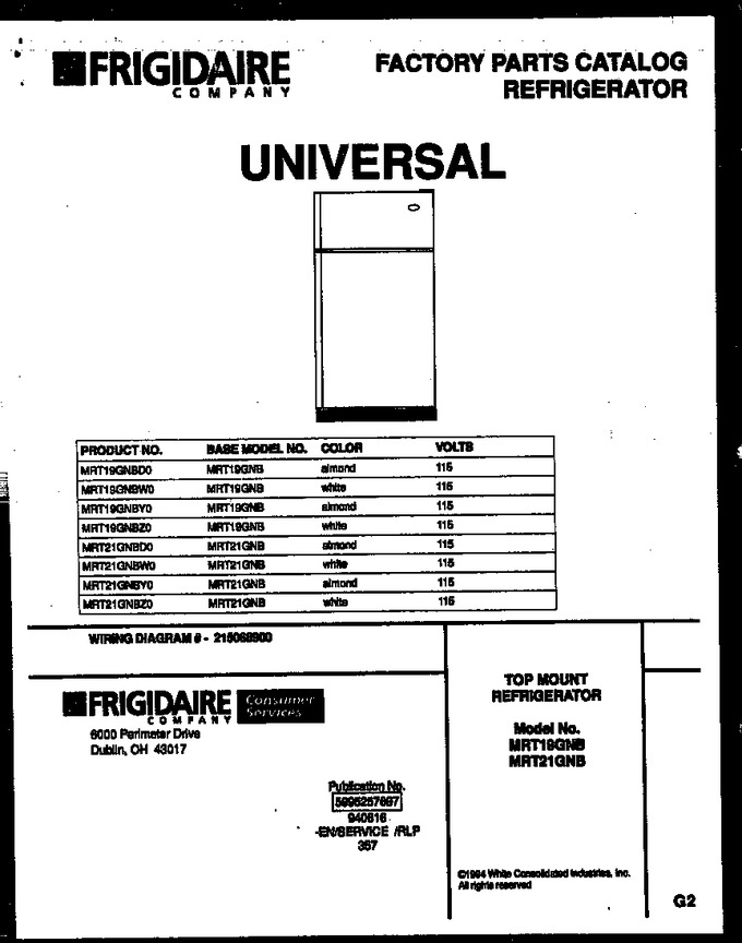 Diagram for MRT19GNBD0