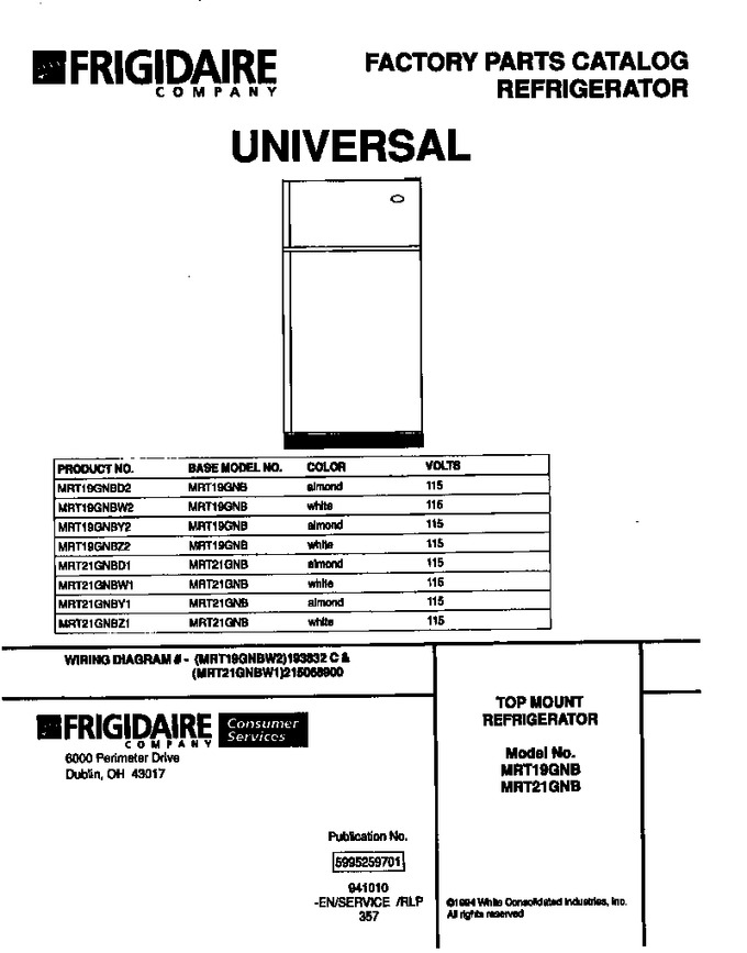 Diagram for MRT19GNBZ2