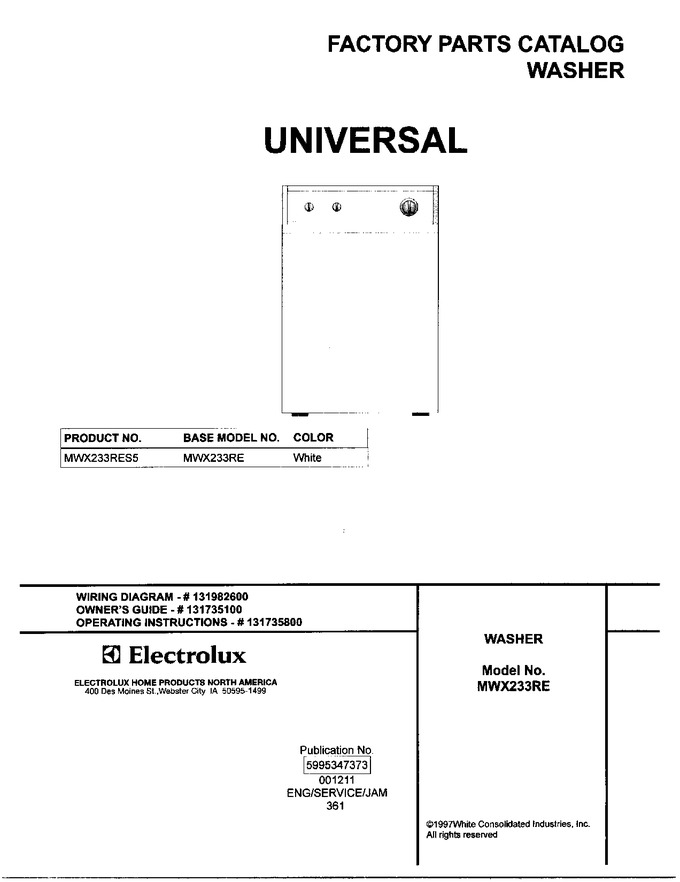 Diagram for MWX233RES5
