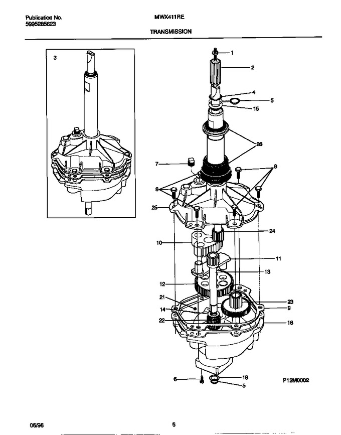 Diagram for MWX411REW0