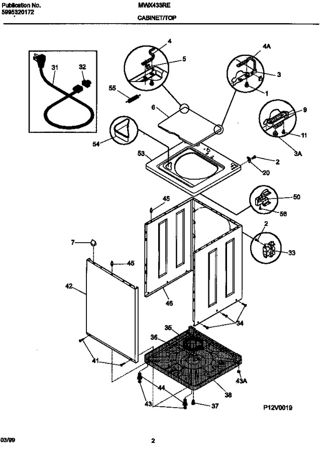Diagram for MWX433REW3