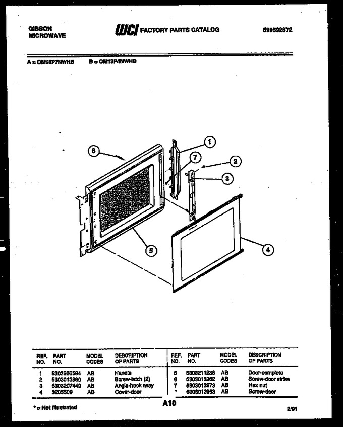 Diagram for OM13P7NWHB