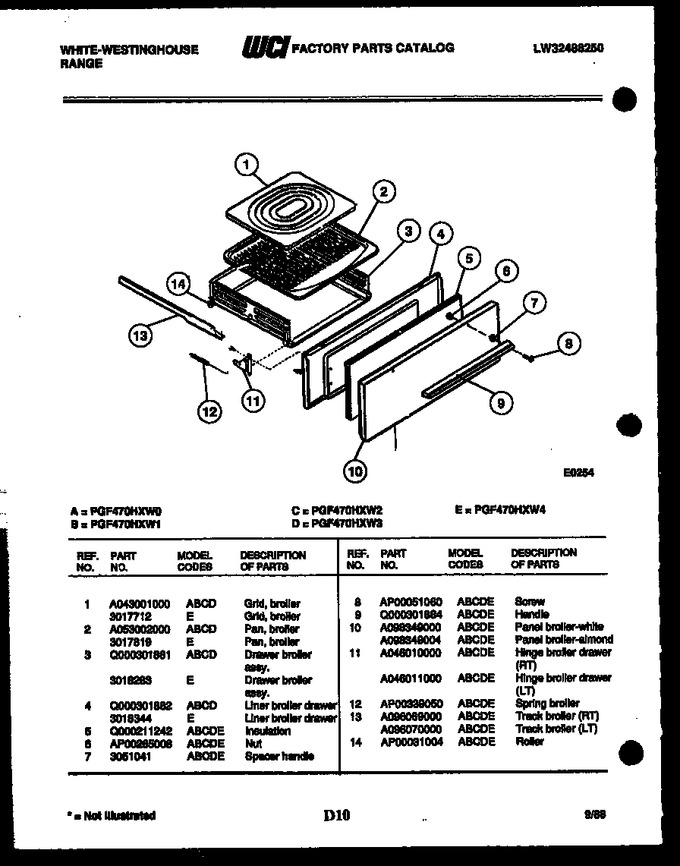 Diagram for PGF470HXD0