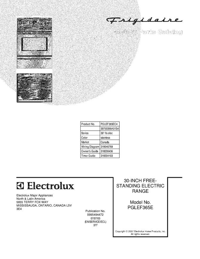 Diagram for PGLEF365EC4