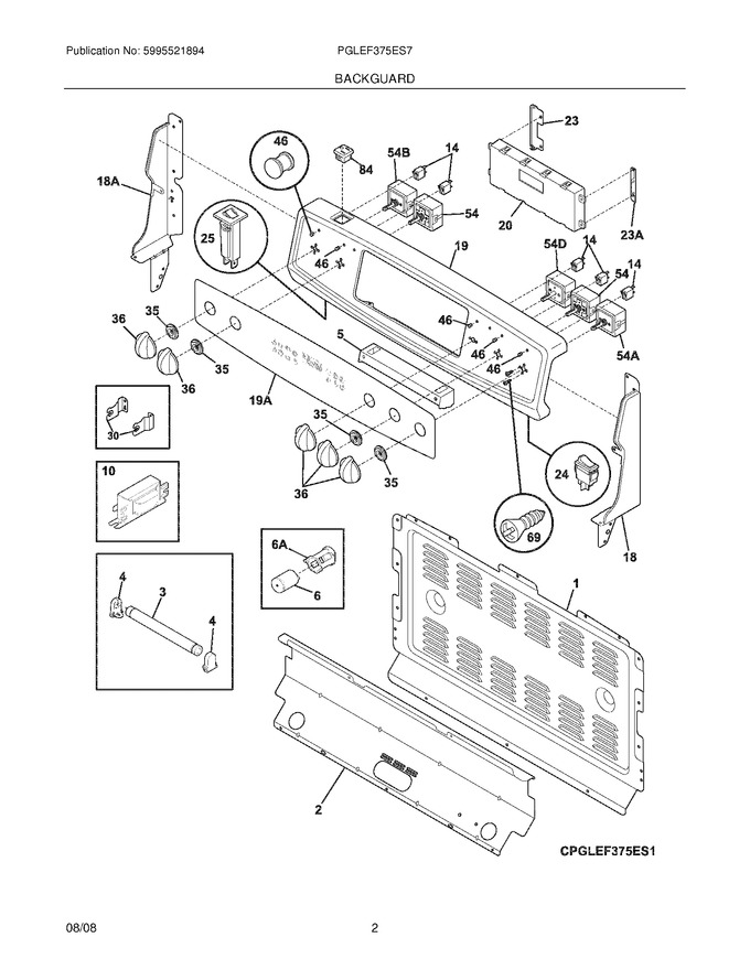 Diagram for PGLEF375ES7