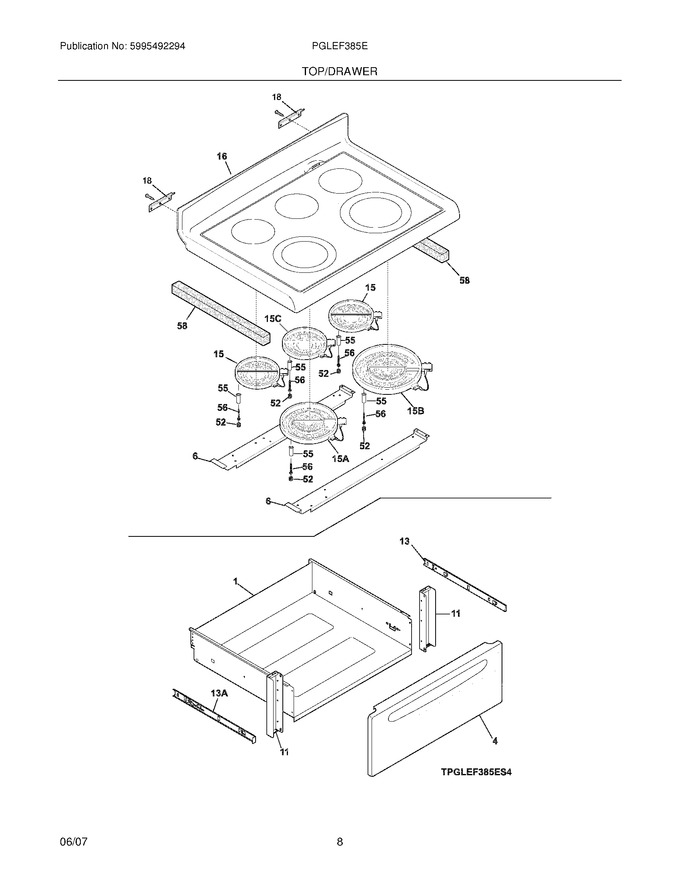 Diagram for PGLEF385EB5