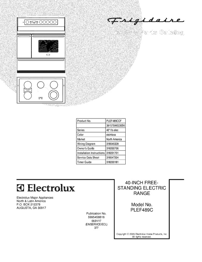 Diagram for PLEF489CCF