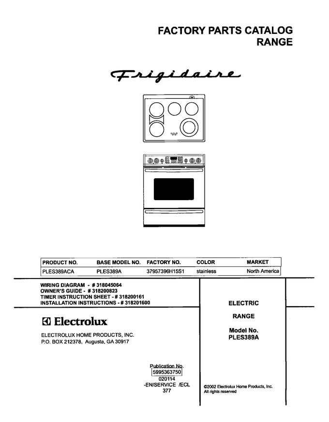 Diagram for PLES389ACA