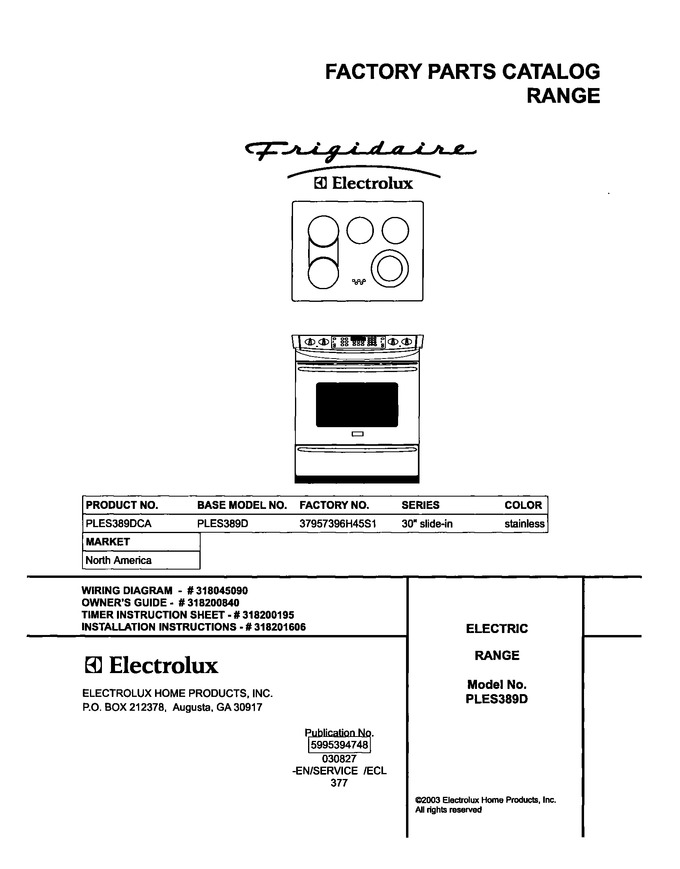 Diagram for PLES389DCA