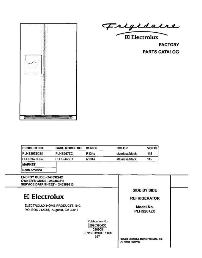 Diagram for PLHS267ZCB1