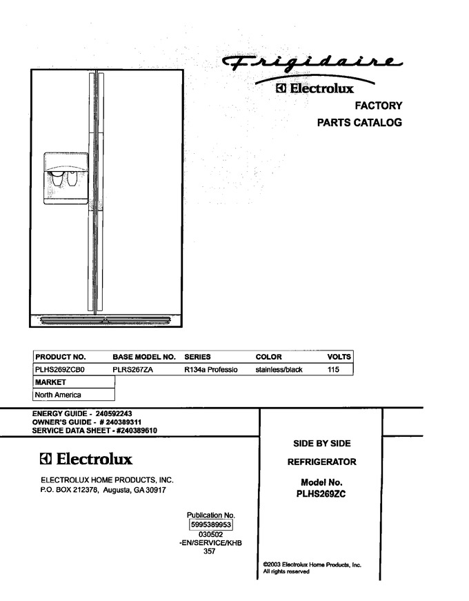 Diagram for PLHS269ZCB0