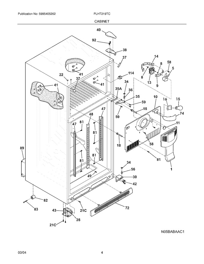 Diagram for PLHT219TCB4