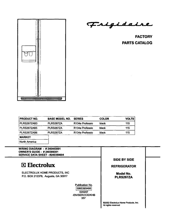 Diagram for PLRS267ZAB3
