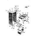 Diagram for 03 - Cabinet, Shelves, Divider, Fan Asse