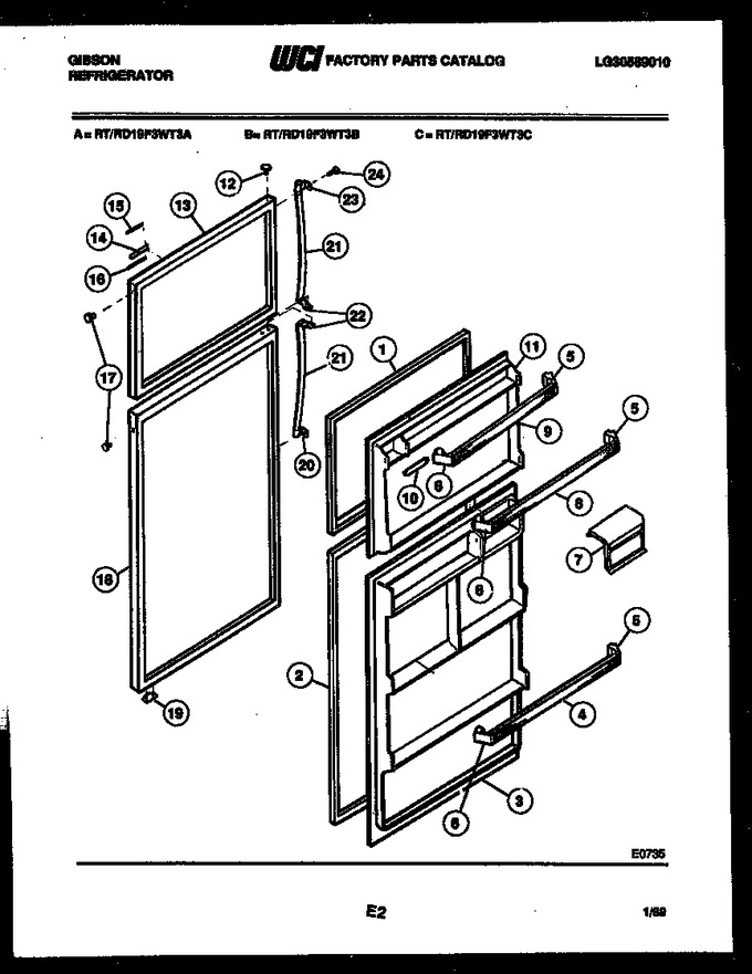 Diagram for RD19F3WT3C