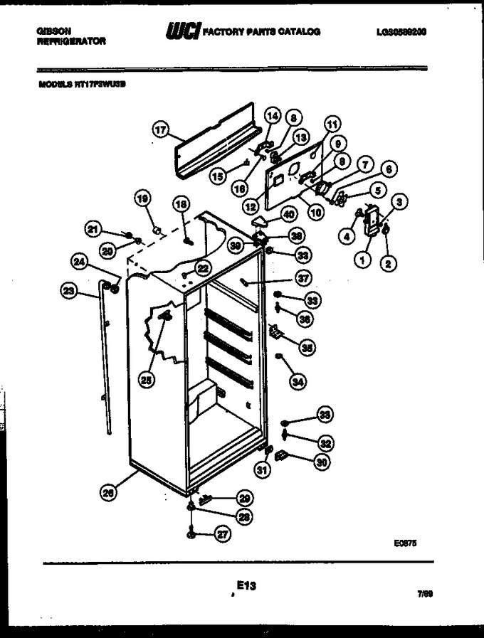 Diagram for RT19F8WU3B