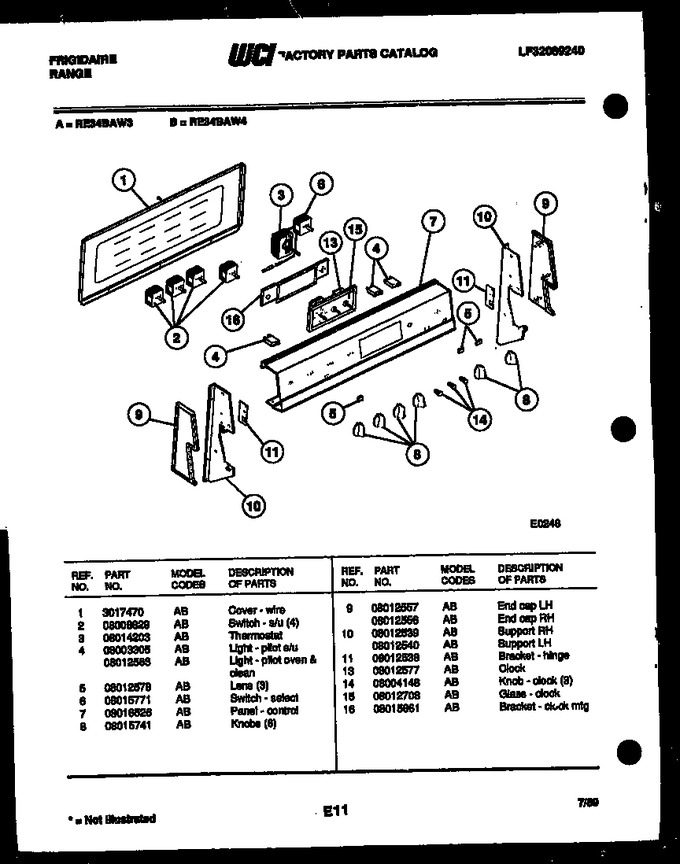 Diagram for RE34BAF3
