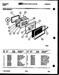 Diagram for 04 - Lower Oven Door Parts