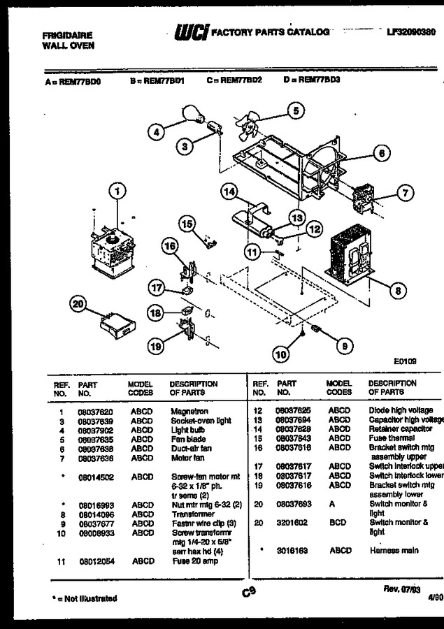 Diagram for REM77BDB3