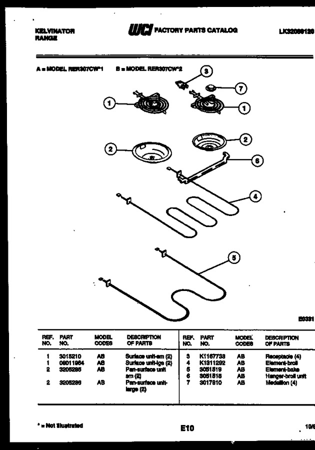 Diagram for RER307CW1