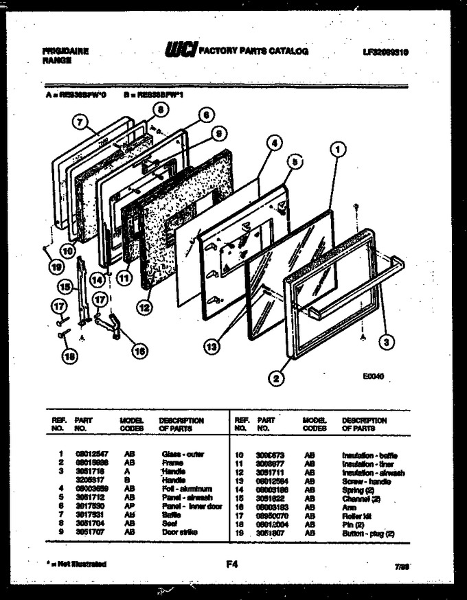 Diagram for RES36BFW1