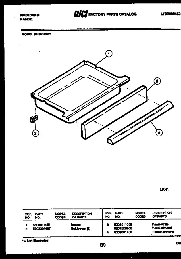 Diagram for RG32BNW1