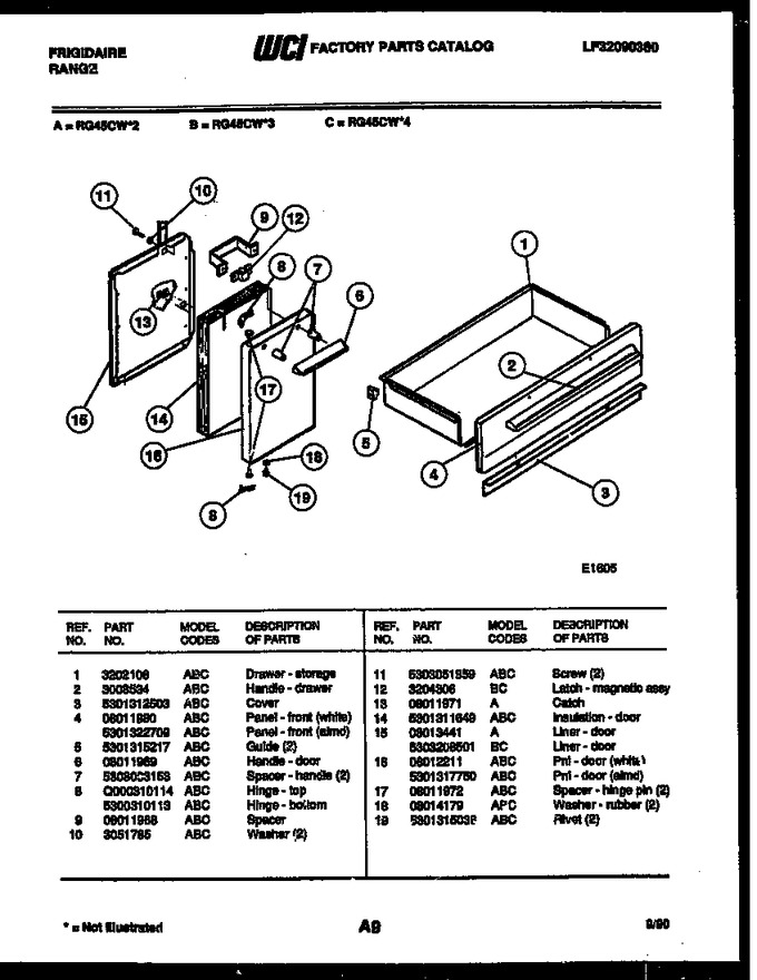 Diagram for RG45CW4